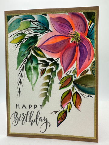 Canadian Artist - Happy Birthday - Original #0267