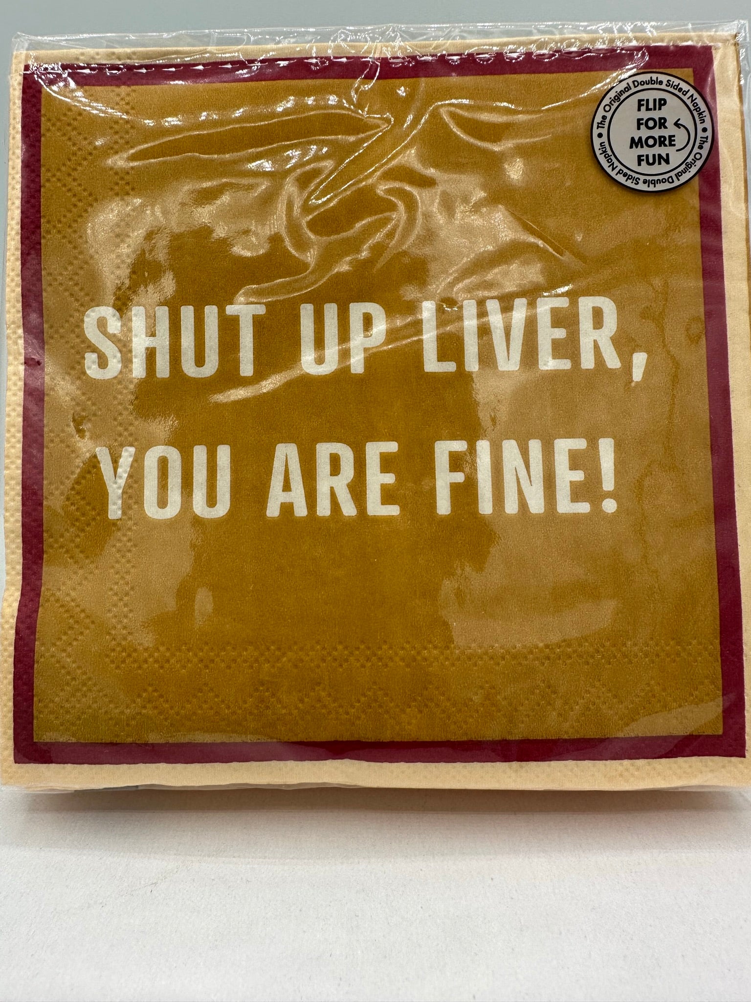 Napkins - Cocktail - Humorous - Liver/too drunk