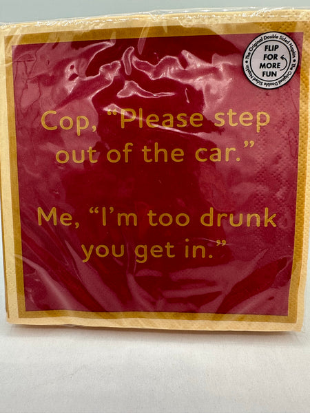 Napkins - Cocktail - Humorous - Liver/too drunk