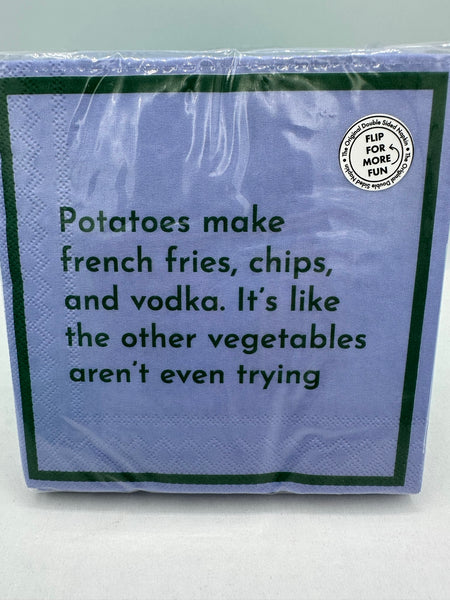 Napkins - Cocktail - Potatoes / Vodka