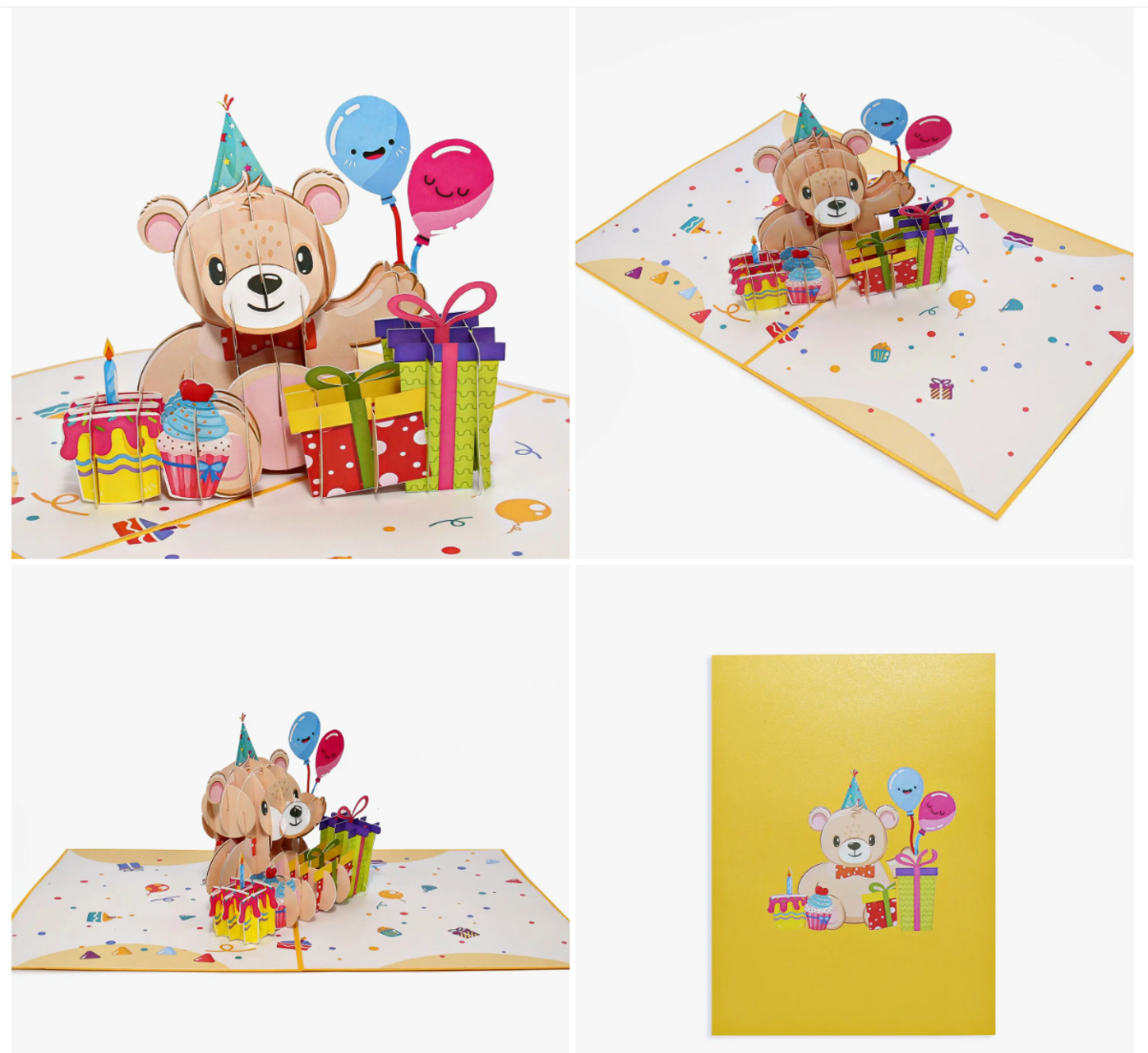 Teddy Bear - Blank - Pop Up