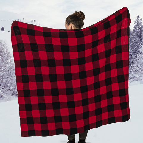 Blanket - Buffalo Check Knit Throw