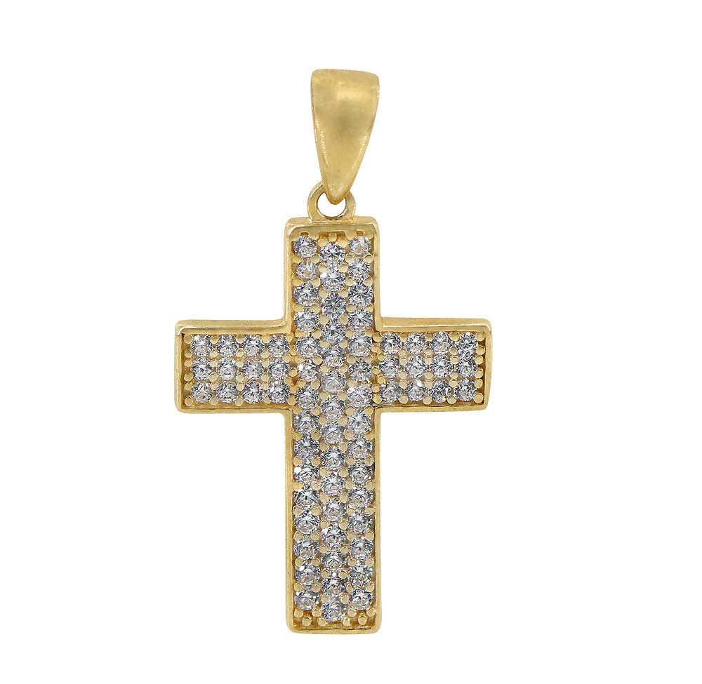 Pendants - 10K gold - Cross #633