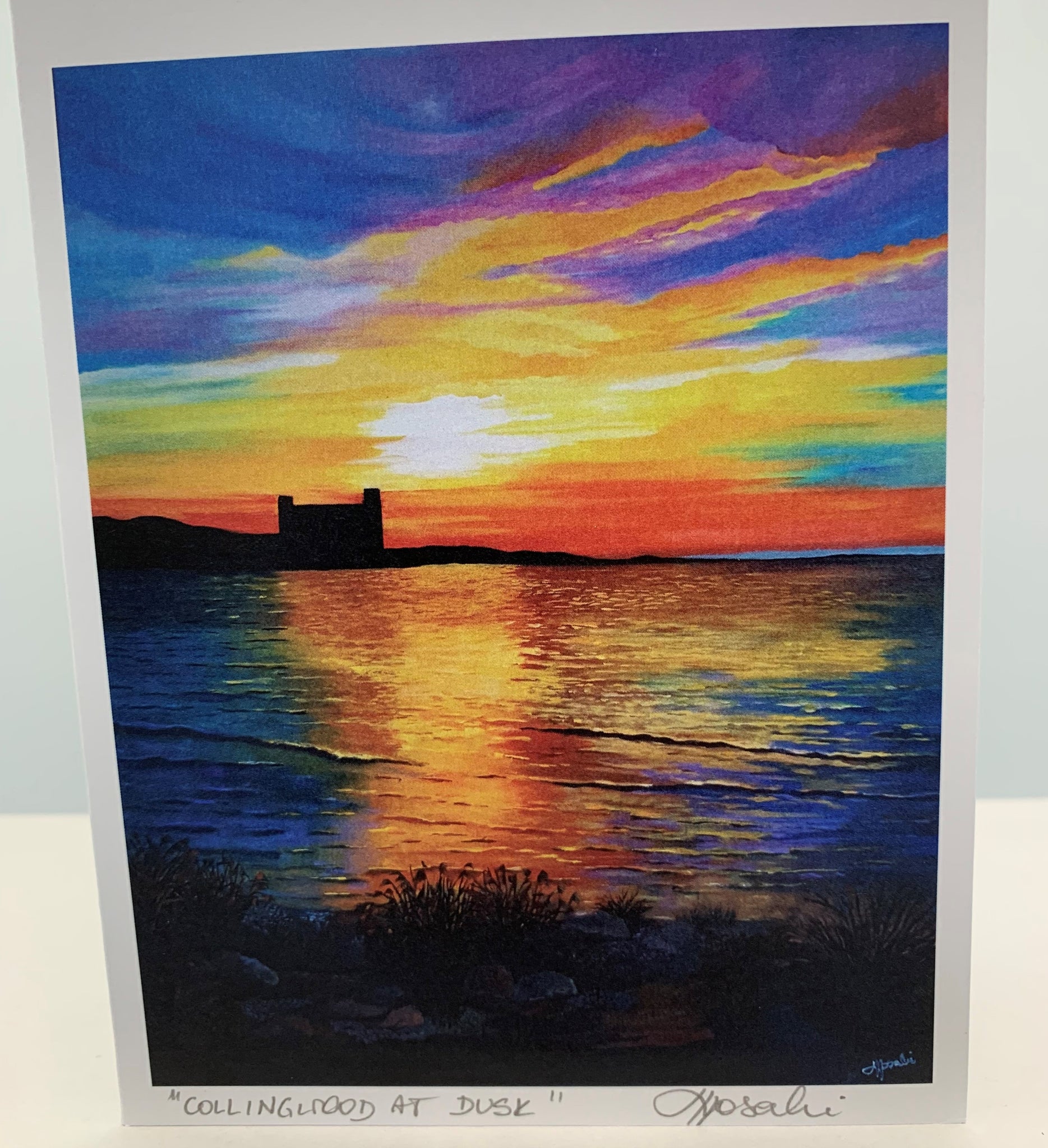 Local Artist - "Collingwood at Dusk" - Blank