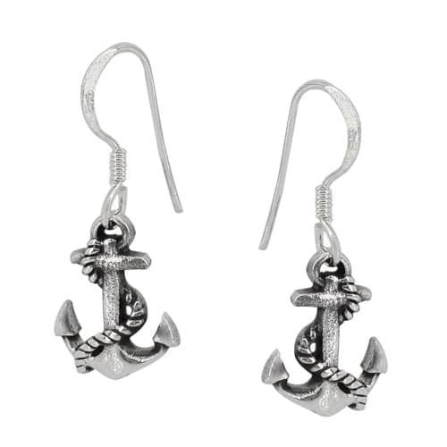 Earrings - .925 SS - anchor - #64