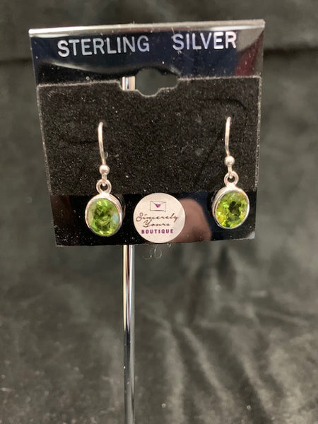 Earrings - .925 SS - Peridot #153