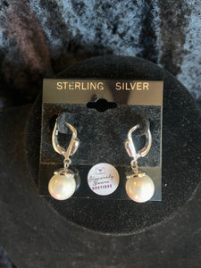 Earrings - .925 SS Faux Pearl